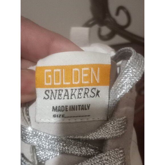 Women’s Golden Goose Shoes Sneakers Mid Star Leather White Sz 38 US 7.5 - Picture 8 of 12